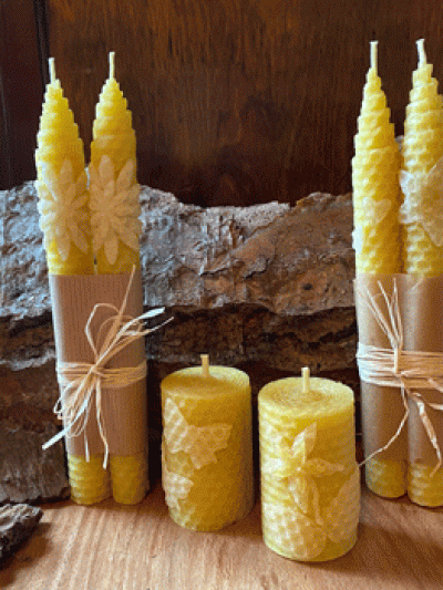 Bees wax candles