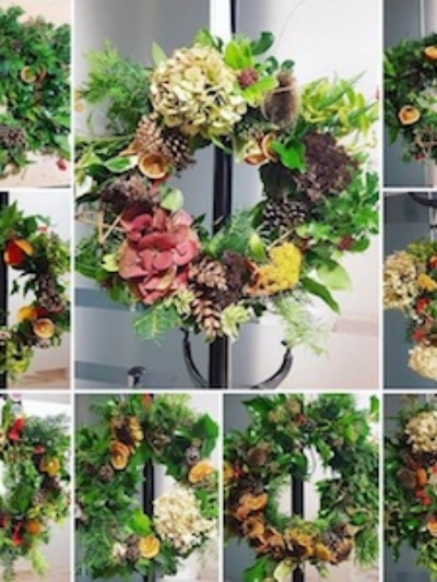 festive wreaths