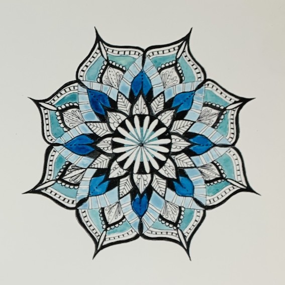 hand drawn mandala