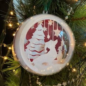 Papercut bauble