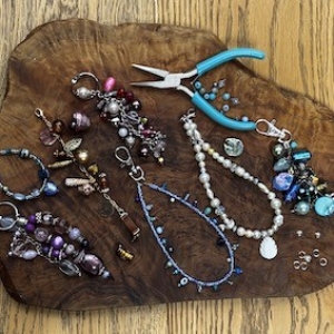 Beaded charms and tools