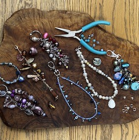 Beaded charms and tools