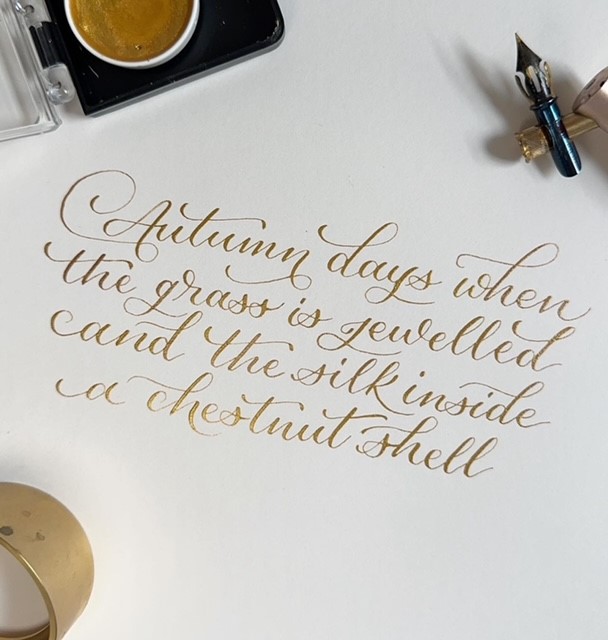 Calligraphy examples